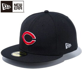 ニューエラ NEW ERA キャップ フィッテド 59FIFTY 広島東洋カープ ブラック × レッド 帽子 定番アイテム メンズ レディース ユニセックス 小物 グッズ ウエアアクセサリー 13562216