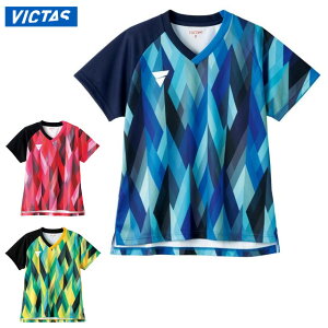 ネコポス ヴィクタス 卓球 スポーツウエア V-LGS244 ゲームシャツ VICTAS 512203 半袖シャツ 肌触りがよく吸汗速乾性に優れた軽量の素材 トレーニングウエア