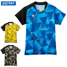ネコポス ヴィクタス 卓球 スポーツウエア メンズ V-GS300 ゲームシャツ VICTAS 512302 半袖シャツ 吸汗速乾 軽量のスーパーサラマックス素材 トレーニングウエア
