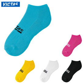 ネコポス ヴィクタス ウエア アクセサリー インステップ ロゴ アンクル ソックス VICTAS 662101 靴下 くるぶし丈 抗菌防臭機能の高い卓球専用