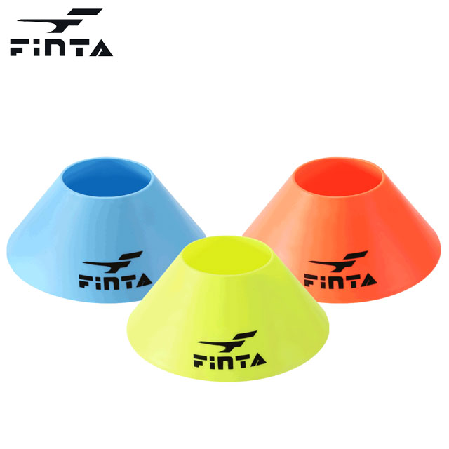フィンタ トレーニング用品 マーカーコーン 3カラー FINTA FT6840  サッカー フットサル 練習 部活 クラブ グラウンド用品