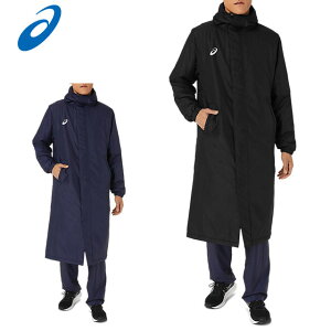 アシックス メンズ 中綿ロングコート 2031D539 ベンチコート ロングコート 保温 防寒 スポーツウェア トレーニングウェア asics