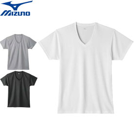ミズノ MIZUNO Tシャツ Vネック半袖インナーシャツ メンズ 半袖 ショートスリーブ トップス ウエア アパレル 服 アンダーウエア アウトドア ライフスタイル C2JAA174
