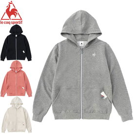 ルコック スポルティフ le coq sportif パーカー スウェットフルジップパーカー フード付き 定番 裏毛 オールシーズン ジップパーカー フーディー トップス ウエア アパレル 服 吸汗 ストレッチ グレー ネイビー ピンク ホワイト レディース マルチスポーツ QMWVJF40