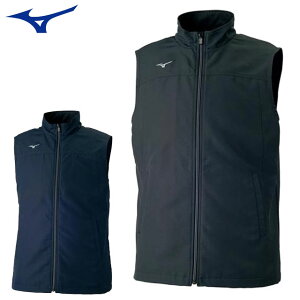 ネコポス ミズノ トレーニングウエア トレーニングクロスベスト 32JC7135 MIZUNO ジッパー 袖なし