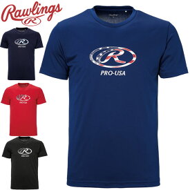 ネコポス ローリングス Rawlings Tシャツ オーバルR Tシャツ 半袖 ショートスリーブ トップス ウエア アパレル 服 大人用 トレーニング 野球 ベースボール AST13S06