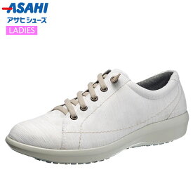 アサヒシューズ シューズ レディース スニーカー パンプス ホワイト ASAHI AF39610 婦人靴 ゴアテックス 婦人靴 トップドライ かかと部に衝撃吸収材を付着 カジュアルシューズ