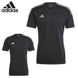 ネコポス アディダス スポーツウエア メンズ TIROシャツ リフレクティブ adidas EDM83 半袖シャツ プラクティスシャツ 汗を吸い取り身体をドライに保つ サッカー トレーニングウエア