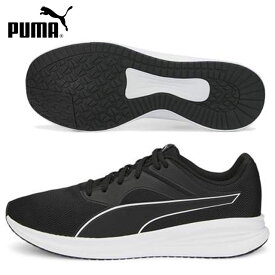 プーマ ランニングシューズ メンズ レディース トランスポート 37702801 PUMA ブラック 無駄を省いた流線型のデザイン スポーツシューズ カジュアルシューズ ウォーキング アウトドア スニーカー 男女兼用