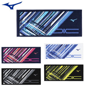 ミズノ スポーツタオル 今治製タオル フェイスタオル 箱入り MIZUNO 32JYB102 良質の国産タオル 総パイル仕様 綿100%で肌触りも良好 MCラインのグラフィックプリント マルチスポーツ アウトドア
