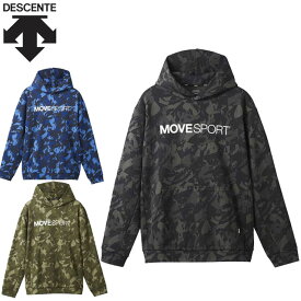 デサント DESCENTE ムーブスポーツ MOVESPORT パーカー S.F.TECH フーディー プルパーカー フーディー トップス ウエア アパレル 服 ストレッチ 吸汗 防風 メンズ マルチスポーツ DMMWJF23A