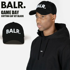���{�[���[ BALR. �L���b�v �X�q �r�b�O���S �h�J GAME DAY SERIES CAP JET BLACK �t�@�b�V���� �u���b�N �z���C�g B6110.1063 0001 �R�b�g�� �����y �������� �����Y ���f�B�[�X �j�����p �v���[���g ���蕨