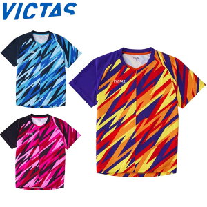 ネコポス ヴィクタス VICTAS シャツ ゲームシャツ フラグメント 半袖 ショートスリーブ トップス ウエア アパレル 服 JTTA公認 吸汗速乾 伸縮 抗菌 防臭 UVカット 昇華プリント メンズ レディー