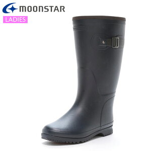 ムーンスター ラバーシューズ レディース MF FG17RL ネイビー MOONSTAR 13360495 軽量・防滑 降雨時の濡れた大理石の上でも滑りにくい 甲周りは程よいフィット感のある履きやすく脱げにくい設計
