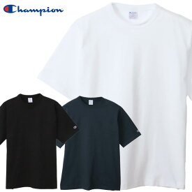 ☆ネコポス Champion チャンピオン C5-B301 T1011 無地 Tシャツ アメカジ アメリカ MADE IN USA TEE カットソー トップス メンズ カジュアル ブランド おしゃれ 半袖 肉厚 ヘビーウェイト 厚手 黒 紺 白 送料無料 ブラック ホワイト ネイビー