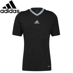 (Z)01 ネコポス アディダス スポーツウエア メンズ レフェリー 22 シャツ adidas Q4847 レフェリー 半袖シャツ サッカー 審判ウェア プラクティスシャツ