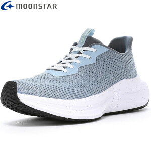 ムーンスター MOONSTAR スニーカー メンズ レディース ユニセックス SNGY UV03 ブルーグレイ SNGYcushion シナジークッション 極アツシリーズ 紐を緩めれば着脱しやすいスリッポンのよう 厚底モデル