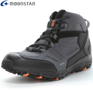 ムーンスター MOONSTAR カジュアルアウトドアスニーカー メンズ レディース ユニセックス SPLT SDM10 ダークグレイ 透湿防水テクノロジー トレッキング キャンプ アスレチック ウォーキング タウ