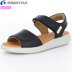 ���[���X�^�[ MOONSTAR �R���t�H�[�g�T���_�� ���f�B�[�X SPORTH SP5901 �u���b�N ���[���X�^�[ �X�|���X �t���b�g�T���_�� �o�b�N�X�g���b�v �i�`������ �N���[�� �X�|�[�e�B�[ �N�b�V������ �y