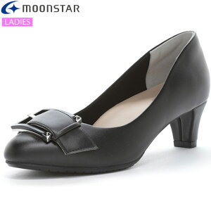 ���[���X�^�[ MOONSTAR �p���v�X ���f�B�[�X SUGATA MS SGT515 �u���b�N ���N�ɕ����� �������� �_�炩�ȗ����S�n ���萫 �Y��ȃt�H���� �t�����g�o�b�N�� ���݊� ������Ɗ� ���C�h�E�B�Y�݌v 