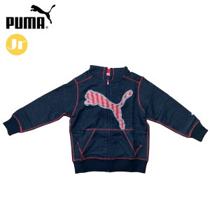 (Z)62 ネコポス プーマ スポーツウエア ジュニア スウェットジャケット PUMA 814949 長袖 フードパーカー カジュアルウエア アウトドア キャンプ デイリー マルチスポーツ
