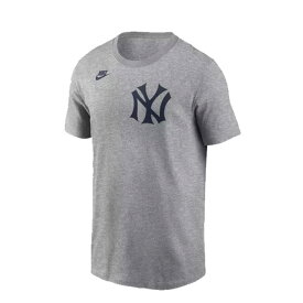 ☆ネコポス ナイキ スポーツウエア メンズ COOPERSTOWN TEAM LOGO TEE NIKE N19906GN270B5 半袖シャツ Tシャツ トップス MLB ニューヨークヤンキース ダークグレーヘザー グッズ カジュアルウエア トレーニングウエア