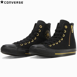 �R���o�[�X CONVERSE �X�j�[�J�[ �����Y ���f�B�[�X ���j�Z�b�N�X ALL STAR GOLDSTRIPE Z HI �I�[���X�^�[ �S�[���h�X�g���C�v �u���b�N/�u���b�N �p�^�[���A�����W���f�� �O���ɃW�b�p�[ ���E�� �S�[