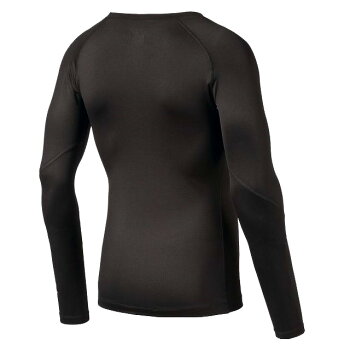 ☆プーマメンズインナーライトコンプレッション長袖ロングスリーブインナーシャツブラックBLKトレーニングウエアLitecompressionLSTeePUMA513186あす楽