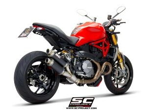 【国内在庫】 SC-PROJECT - GP ツイン スリップオンサイレンサー (ユーロ4対応 / 消音バッフル付属) MONSTER 1200 R '16 ドゥカティ モンスター1200R サイレンサー