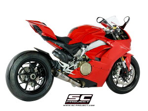 y݌Ɂz SC-PROJECT - S1 XbvITCT[ & 2-1 t`^ L^CU[LZpCv PANIGALE V4 / S '19-20 hDJeB pjK[V4 TCT[