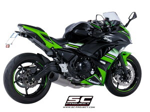 yKA㗝Xz SC-PROJECT - tGL][XgVXe 2-1 & SC1-R GT TCT[ ([4Ή / obtt) NINJA 650 '17-19 JTL jW650 TCT[
