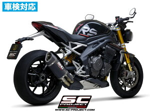 �y���K�A���㗝�X�z SC-PROJECT - SC1-R GT �X���b�v�I���T�C�����T�[ (�������s�� / ���[��5�Ή� / �����L���^���C�U�[�Ή�) SPEED TRIPLE 1200 RS / RR '21-25 SC�v���W�F�N�g �T�C�����T�[ �Ԍ��Ή�