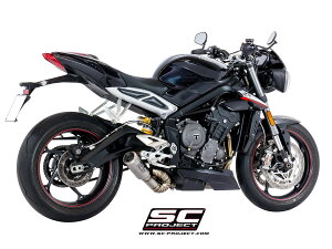 yKA㗝Xz SC-PROJECT - CR-T XbvITCT[ & S t`^NpCv STREET TRIPLE 765 S / R / RS '20-22 gCAt Xg[ggv765S }t[ TCT[