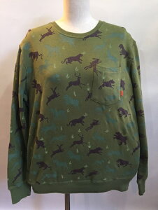 POLER MEN,S COZY STUFF POCKET CREW NECK ANIMALS p[J[ g[i[ Vi ^ yz