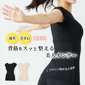 ＼マラソン30％OFFクーポン／【送料無料】 美人インナー 吸汗速乾 汗取り 脇汗 着圧 加圧 消臭 ストレッチ ボディメイク 猫背 巻き肩 ダイエット 引き締め 痩せ見え 姿勢 半袖 Uネック インナーシャツ レディース オールシーズン【IMPACTORY】