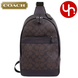 コーチ COACH バッグ ショルダーバッグ F54787 マホガニー×ブラウン 特別送料無料 コーチ チャールズ シグネチャー PVC レザー スリング パック ボディー バッグ アウトレットメンズ レディース ブランド 通販 斜めがけ 2021 バレンタイン