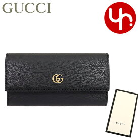 グッチ GUCCI 財布 長財布 456116 CAO0G ブラック 特別送料無料 プチ GG マーモント テクスチャード レザー フラップ コンチネンタル ウォレット レディース ブランド 通販 2022