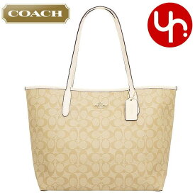 コーチ COACH バッグ トートバッグ F05696 5696 ライトカーキ×チョーク 特別送料無料 ラグジュアリー シグネチャー PVC レザー オープン シティー トート アウトレット品レディース ブランド 通販 2021SS 母の日