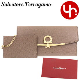 サルヴァトーレ フェラガモ Salvatore Ferragamo 財布 長財布 22 D150 キャラウェイシード 特別送料無料 ガンチーニ クリップ クロージャー カーフ レザー ロング ウォレット カードケース付き レディース ブランド 通販 2022SS