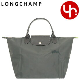 ロンシャン LONGCHAMP バッグ ハンドバッグ L1623 919 グラファイト 特別送料無料 ル プリアージュ グリーン リサイクル キャンバス トップ ハンドル バッグ M レディース ブランド 通販 通勤 2022AW