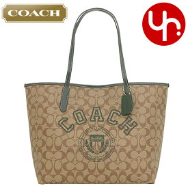 コーチ COACH バッグ トートバッグ FCB869 CB869 カーキ×アマゾングリーン 特別送料無料 コーチ ヴァーシティ モチーフ シグネチャー シティー トート アウトレット品レディース ブランド 通販 通勤 2023SS