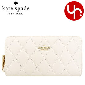 ケイトスペード kate spade 財布 長財布 KA590 パーチメント 特別送料無料 キャリー スムース キルテッド レザー ラージ ジップ アラウンド コンチネンタル ウォレット アウトレット品レディース ブランド 通販 2023SS