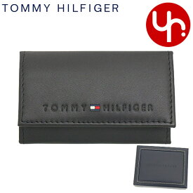 トミー ヒルフィガー TOMMY HILFIGER 小物 キーケース 31TL17X005 ブラック 特別送料無料 WELLESLEY ジェニュイン レザー 6連 キーケースメンズ ブランド 通販