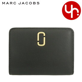 マークジェイコブス Marc Jacobs 財布 二つ折り財布 2S3SMP003S01 ブラック 特別送料無料 ザ J マーク カウ スプリット レザー ミニ コンパクト ウォレットレディース ブランド 通販 L型 2023SS