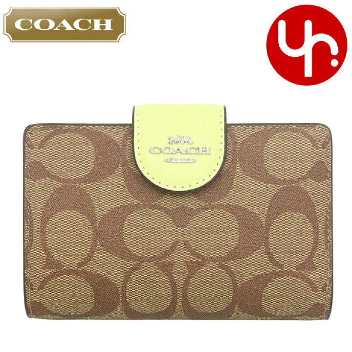 楽天市場】コーチ COACH 財布 二つ折り財布 FC0082 C0082 カーキ 