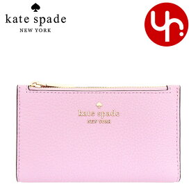 ケイトスペード kate spade 財布 コインケース WLR00395 クォーツピンク 特別送料無料 レイラ ペブルド レザー スモール スリム バイフォールド ウォレット アウトレット品レディース ブランド 通販 2023AW あす楽