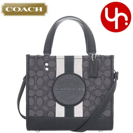 コーチ COACH バッグ トートバッグ FC8417 C8417 ブラックスモーク×ブラックマルチ 特別送料無料 シグネチャー ジャガード ストライプ COACH ロゴ パッチ デンプシー トート 22 アウトレット品レディース ブランド 通販 斜めがけ 2023AW