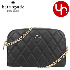 ケイトスペード kate spade バッグ ショルダーバッグ KG425 ブラック 特別送料無料 キャリー スムース キルテッド レザー ミニ チェーン カメラ バッグ アウトレット品レディース ブランド 通販 斜めがけ 2024SS