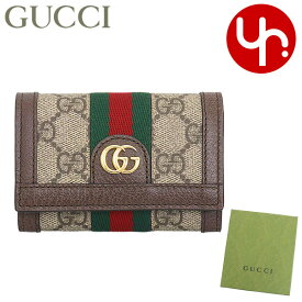 グッチ GUCCI 財布 三つ折り財布 644334 96IWG ベージュ×エボニー 特別送料無料 オフィディア GGスプリーム キャンバス レザー コンパクト ウォレットレディース ブランド 通販