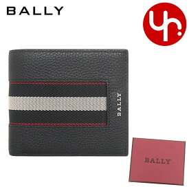 バリー BALLY 財布 二つ折り財布 6306287 ブラック×パラディオ 特別送料無料 ブリベル グレイン カーフ レザー バイフォールド ウォレットメンズ レディース ブランド 通販 薄型